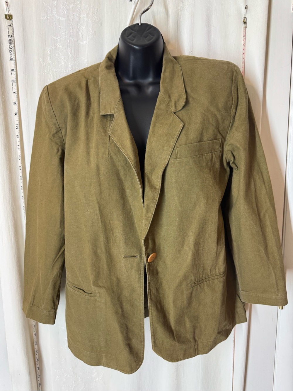 Vintage Petite Linen Blend Blazer